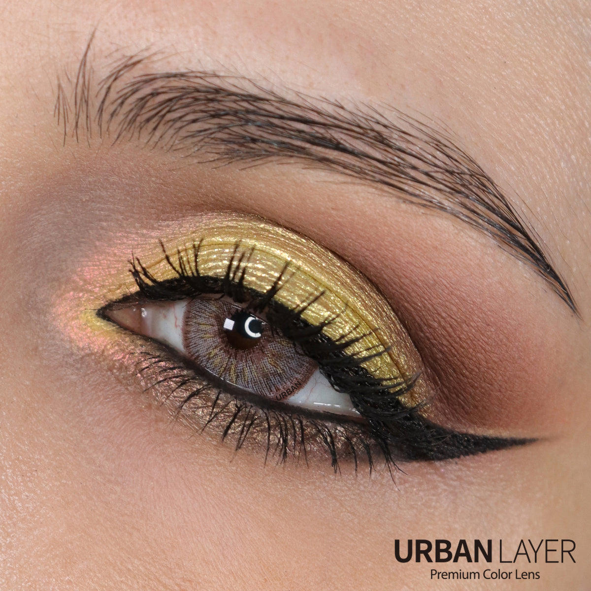 All Designer Lens Hand Painted Style Colored Contacts Urban Layer   BrownRain 04172 1200x1200 